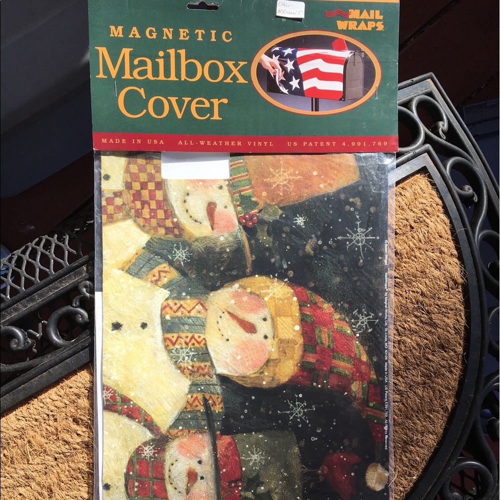 ⛄️Snowmen Magnetic Mailbox Cover